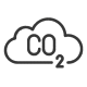 carbon dioxide icon